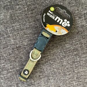 Petface Walk Me Dog Collar in Green